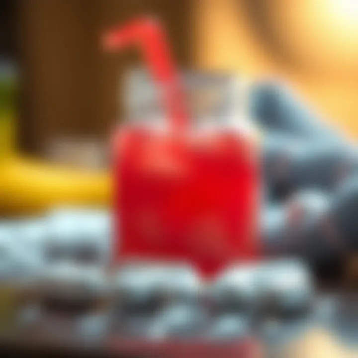 Illustration of acid reflux symptoms