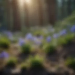 Aconite plant in its natural habitat