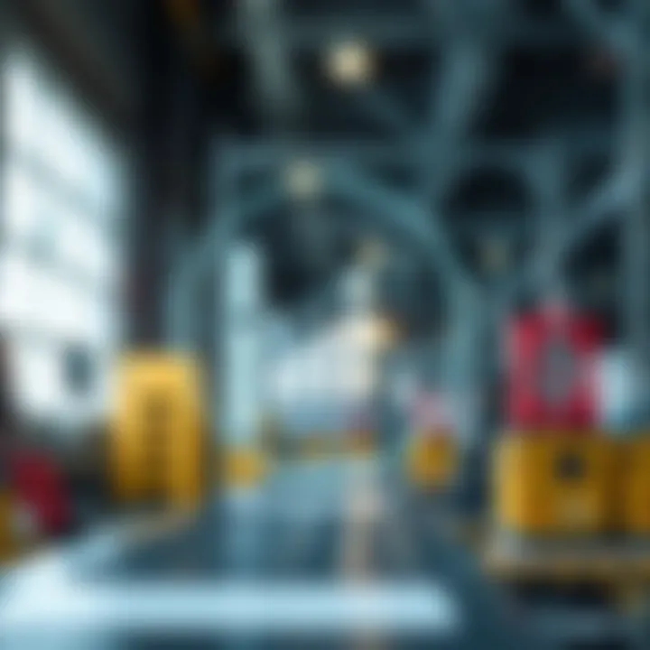 Graphic illustrating technology integration in operations