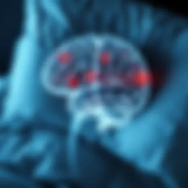 An illustration of brain activity during sleep cycles