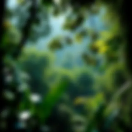 Lush Amazon rainforest showcasing biodiversity