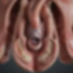 Illustration of a bicuspid aortic valve