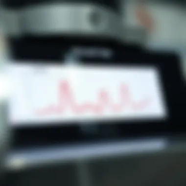 Graphical representation of Brinell hardness test results