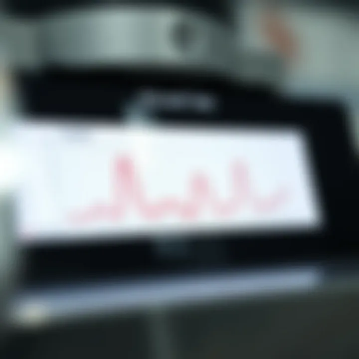 Graphical representation of Brinell hardness test results