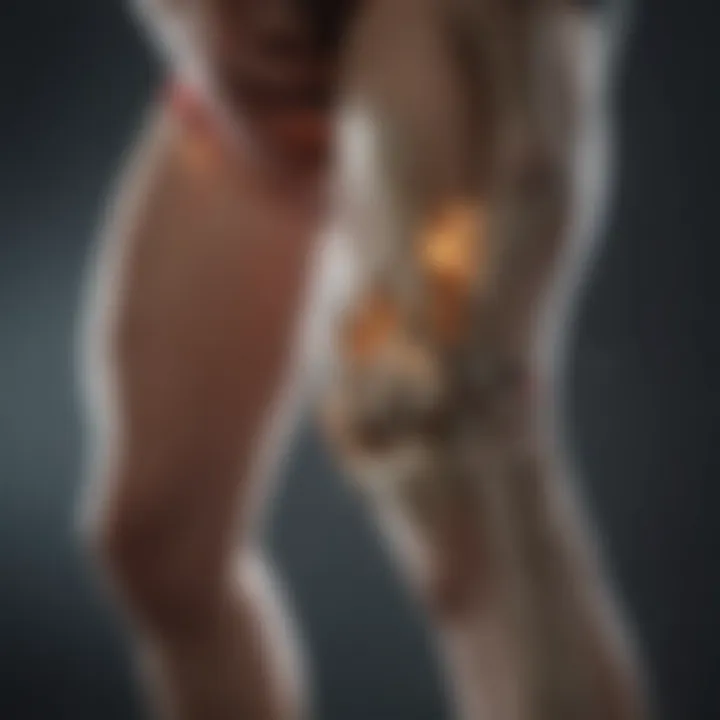 Causes of Hip and Knee Joint Pain Graphic representation of common causes of joint pain