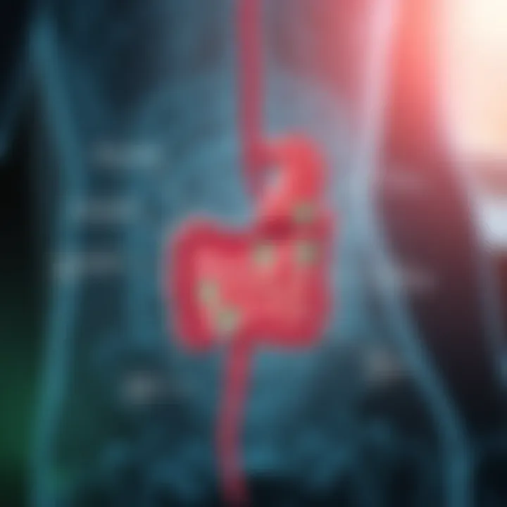 Diagram showing common causes of rectal bleeding