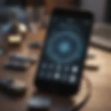 Cell Phone Forensic Tools Overview An intricate diagram showcasing cell phone forensic tools and their applications in investigations.