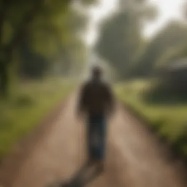 Journey of Recovery from Codependency and Alcoholism A serene setting depicting the journey of recovery and healing from codependency and alcoholism.