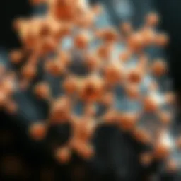 Molecular structure of colloidal copper showcasing its unique properties