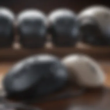 Comparison of Various Ergonomic Mice Different types of ergonomic mice arranged for comparison