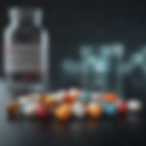 Illustration showcasing the classification of benzodiazepines.