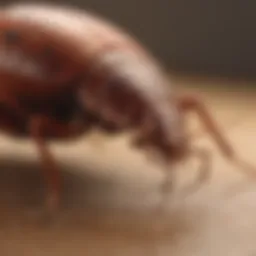 Illustration of the physiological response to bed bug bites