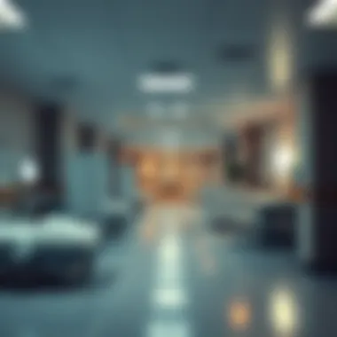 Current State of Joint Disease Hospitals Modern hospital ward for joint diseases