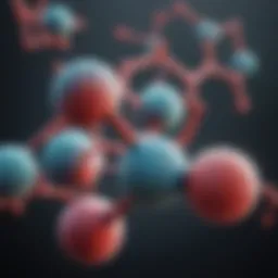 Molecular structure of metronidazole highlighting its chemical composition