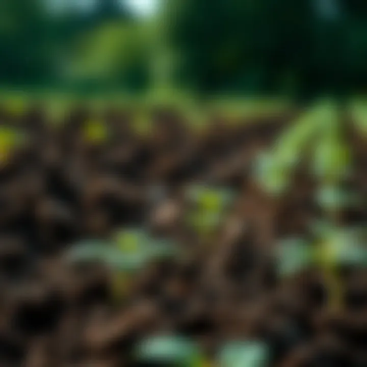 Impact of Soil Health Indicators on Agricultural Practices Graphical representation of soil health indicators and their impact on agriculture