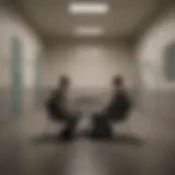 Counseling session in correctional facility