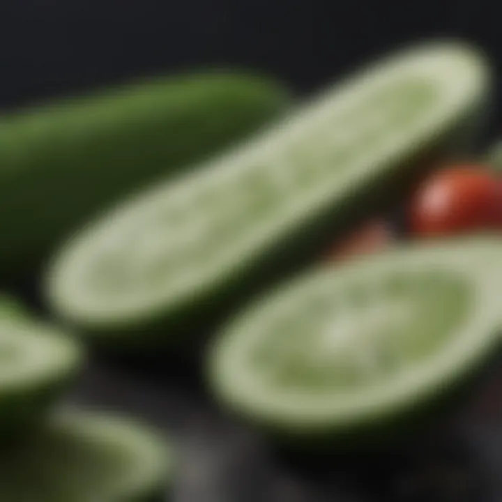 Glycemic index of cucumbers compared to other vegetables