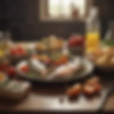 Mediterranean Diet: A Pathway to Lower Stroke Risk Mediterranean diet spread with olive oil, fish, and vegetables