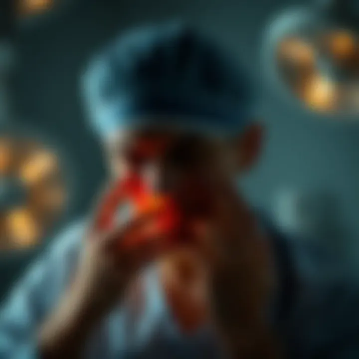 Visual representation of emotional impacts post-surgery