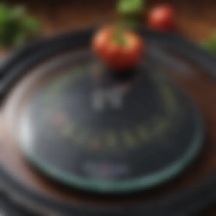 A scale indicating weight management progress