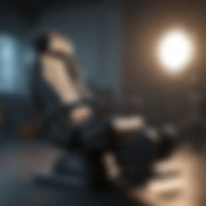 Close-up view of advanced technology features in assistive chairs