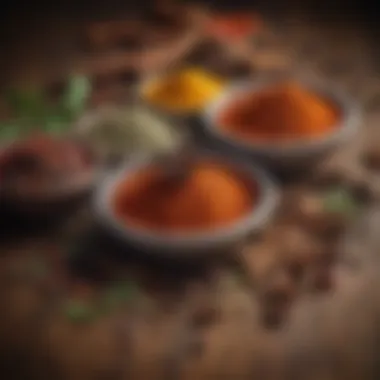 Powerful Spices for Healthier Living Colorful array of spices that enhance flavor and health