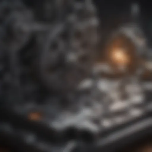 An interactive engineering puzzle showcasing gears and levers in action
