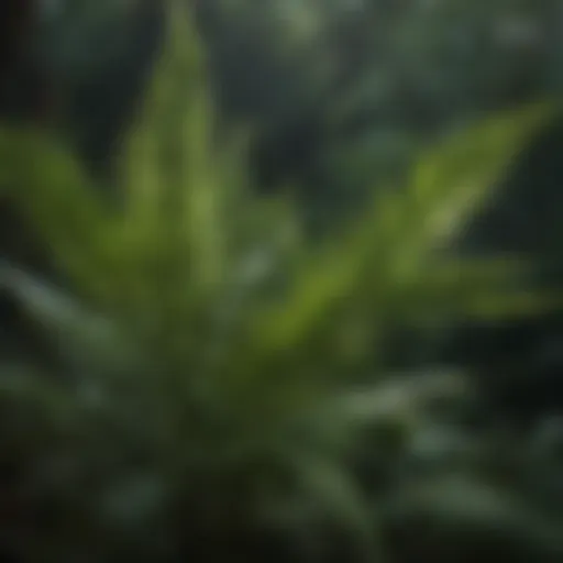 Eurycoma longifolia plant showcasing its distinct leaves