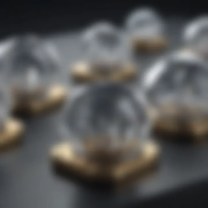 Illustration of different types of crystal oscillators