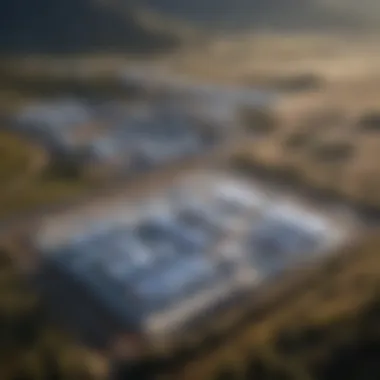 A conceptual visualization of the future impact of flow battery technology on sustainable energy.