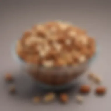 Nuts and Seeds: Crunchy Calcium Sources A bowl filled with various nuts and seeds known for their calcium content.