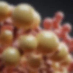 Illustration depicting the molecular structure of Vitamin E and its antioxidant properties.