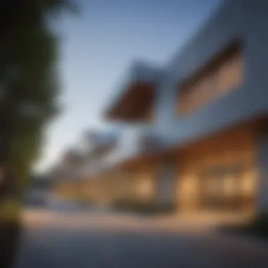 Exterior view of the Stanford Epilepsy Center showcasing its modern architecture