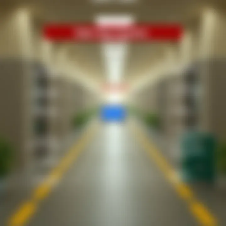 Diagram of a gate alert system showcasing key components