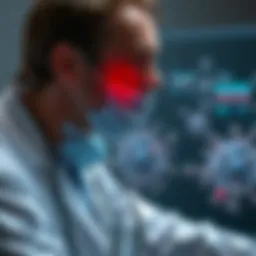 Visual representation of stress impacting health