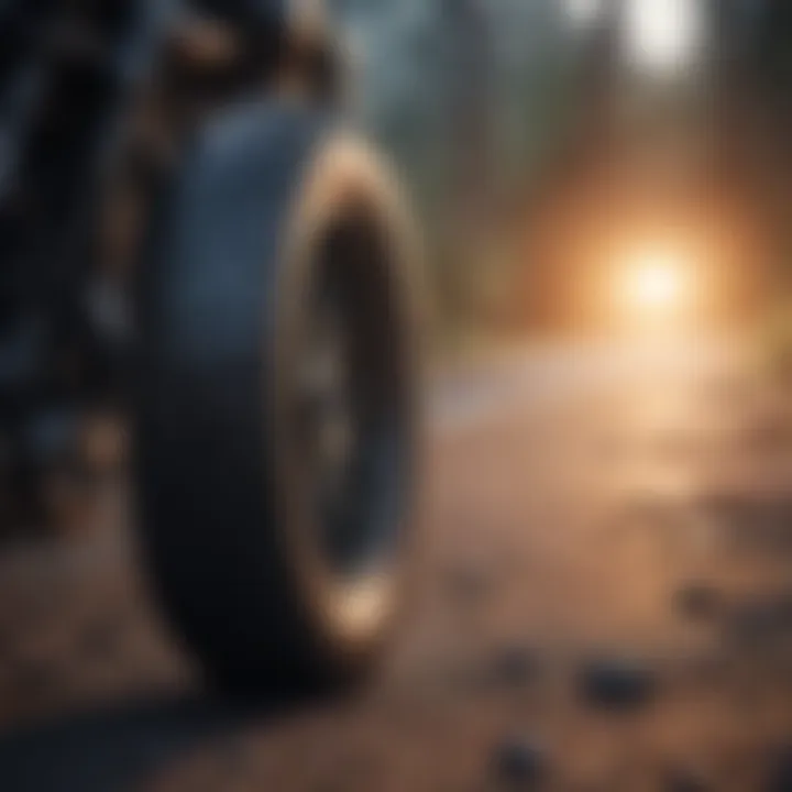 Various motorcycle tyres for different conditions