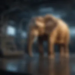 Visual representation of Hadoop's architecture and components