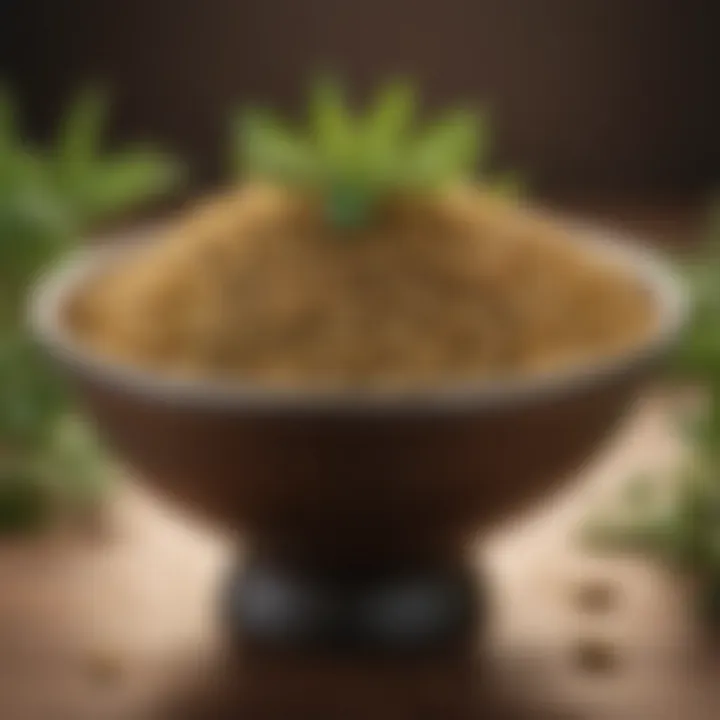 Illustration of the historical usage of fenugreek in traditional medicine