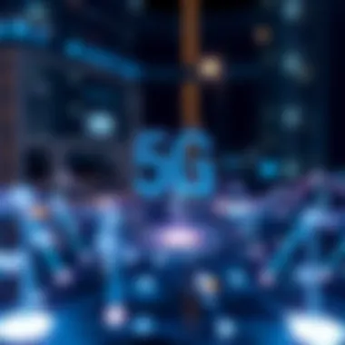 Visual illustration of 5G network infrastructure