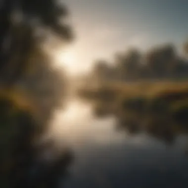 The Environmental Richness of the Great Belt Environmental landscape of the Great Belt with wildlife