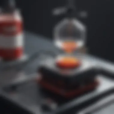 Mechanism of Heated Magnetic Stirrer Diagram illustrating the working mechanism of heated magnetic stirrers