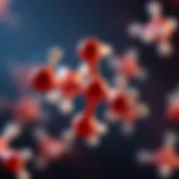 Molecular structure of ibuprofen