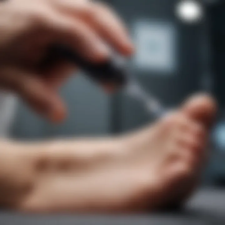 Ultrasound-guided injection technique demonstration