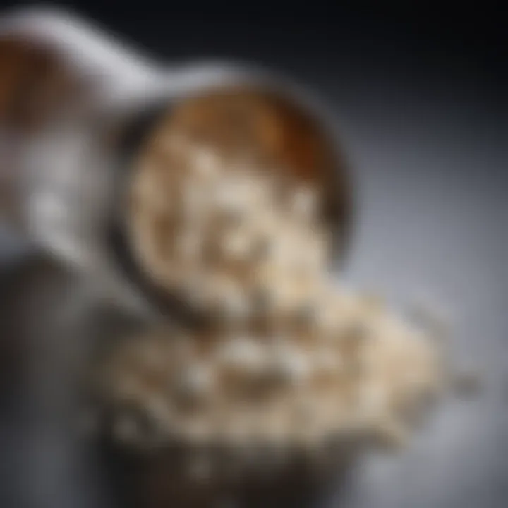 Close-up of active ingredients commonly found in itching creams.