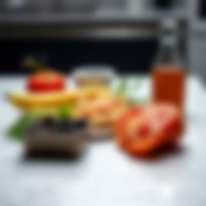 Visual representation of the ketogenic diet components