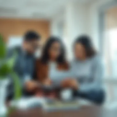 Diverse team collaborating on strategies