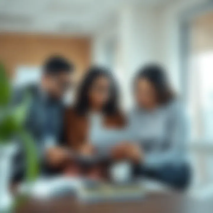 Diverse team collaborating on strategies