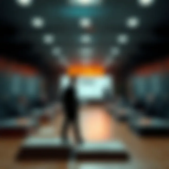 Abstract concept of ethical decision-making in business