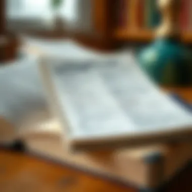 Vocabulary Development Through Note-Taking A close-up of a book and a notepad filled with vocabulary notes and definitions