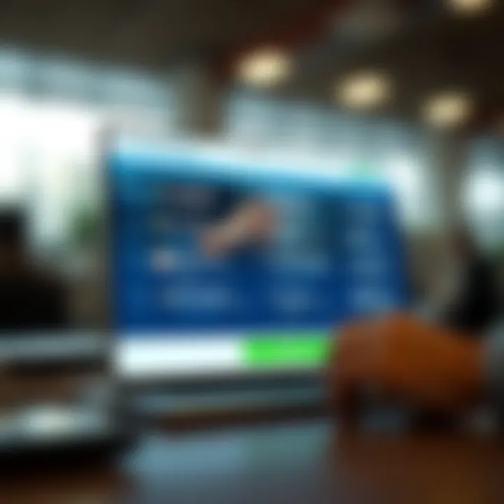 Utilizing Technology for Vocabulary Mastery A digital interface displaying a vocabulary learning app with engaging features